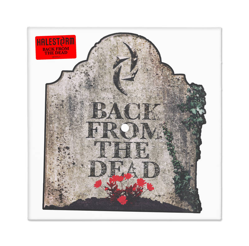 Halestorm - BACK FROM THE DEAD tombstone shaped 7". 2022 RSD. Only 2800 worldwide